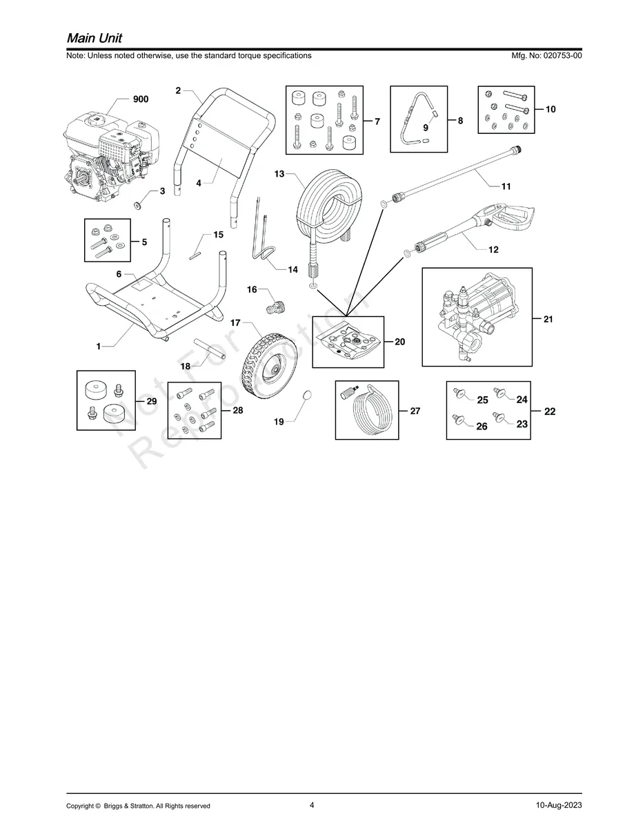 BRIGGS AND STRATTON, 020753-00, IPL.4